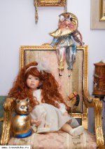Коллекционная кукла . бисквитный фарфор