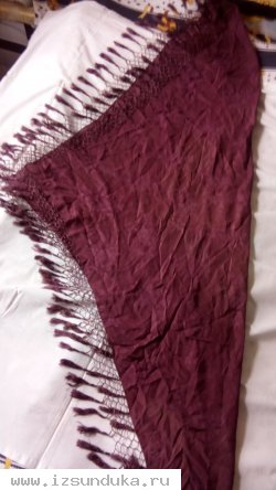 шелковый китайский платок 19 века