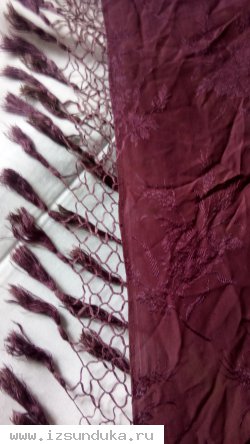 шелковый китайский платок 19 века