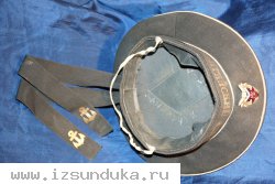 Винтажная бескозырка с кокардой и надписью "Балтийский флот". СССР, 1940-1950-е гг.