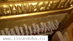 Антикварное немецкое фортепиано G. Schwechten