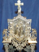 Старинная Дарохранительница. Серебро '84' пробы.