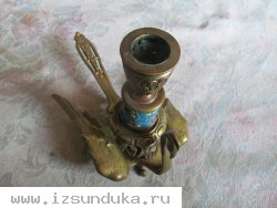 Подсвечник,19-й век,Франция Лемож