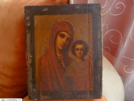 Икона Казанской Божьей Матери без оклада