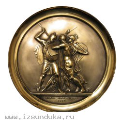 Барельефы работы графа Федора Толстого Бородинская битва 1812 