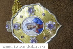 Оригинальная архиерейская Панагия авторской работы. Россия, ХХ век.
