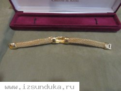 Браслет из золотой сетки с кристаллами сваровски Джеки Кеннеди