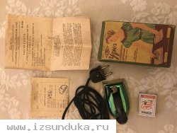 Электрический утюг времён СССР