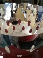 Серебряная чаша прорезная