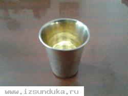 серебряные стопка и рюмка в хорошем состоянии