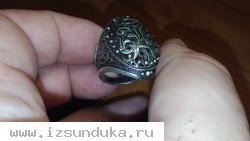  Старинный серебряный перстень