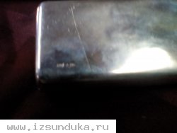 Табакерка серебро 84пр.