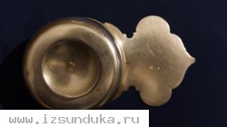 Старинный серебряный корец для теплоты и вина. Россия, Москва, фабрика "К.К", конец XIX века. 