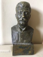 Бюст И.Сталина.Бронза.1933 год.