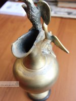 Бронзовый кувшин с фигурами двух птиц, нач. XX века, Восточная Пруссия