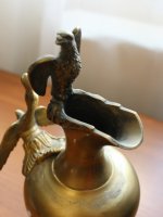 Бронзовый кувшин с фигурами двух птиц, нач. XX века, Восточная Пруссия