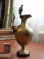 Бронзовый кувшин с фигурами двух птиц, нач. XX века, Восточная Пруссия