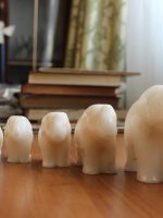 Коллекция каменных слоников, 7 шт.