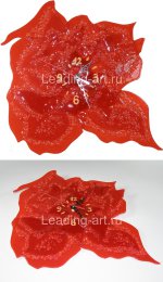 Часы настенные в технике фьюзинг