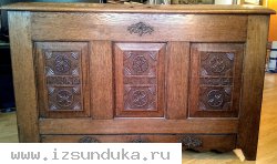 Сундук, массив дуба, 1814