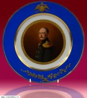 Тарелка ИФЗ,период Николая I