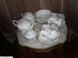 кузнецовский чайный сервиз на 8 персон