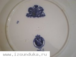 Старинная тарелка Англия