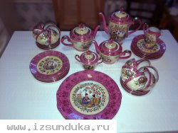 Сервиз чайный Гейши, BES на 12 персон