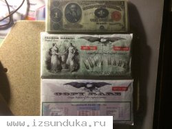 126 УНИКАЛЬНЫХ ДОЛЛАРОВ США - 1861 - 1891 г 