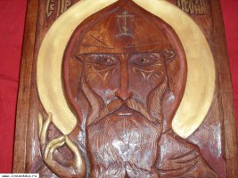 резная икона