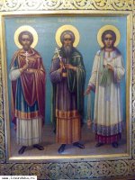 Икона Хранители домашнего очага, Палех, ма