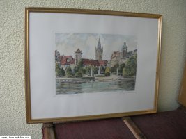 Великолепный исторический офорт - Konigsberg