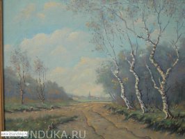 К.Вecker    "Осенний пейзаж" 