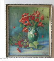 V.Soucek "Натюрморт с маками"  1937