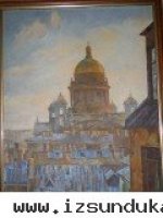 Картина "Крыши Петербурга